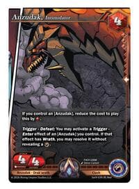 Anzudak, the Intimidator - Spoils of the Vault - Alpha Clash card