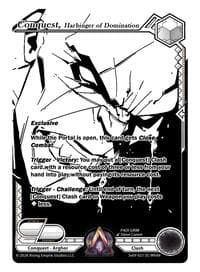Conquest, Harbinger of Domination (Ink) - Spoils of the Vault - Alpha Clash card