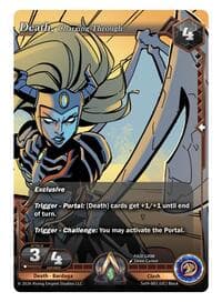 Death, Charging Through - Spoils of the Vault - Alpha Clash card