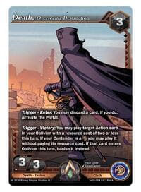 Death, Overseeing Destruction - Spoils of the Vault - Alpha Clash card