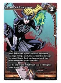 Death's Deflection - Spoils of the Vault - Alpha Clash card
