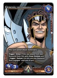 Genesis, the Competitor - Spoils of the Vault - Alpha Clash card