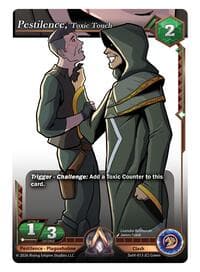 Pestilence, Toxic Touch - Spoils of the Vault - Alpha Clash card