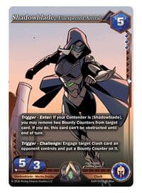 Shadowblade, Unexpected Arrival - Spoils of the Vault - Alpha Clash card