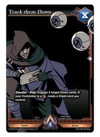 Track Them Down - Spoils of the Vault - Alpha Clash card