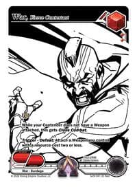 War, Fierce Contestant (Ink) - Spoils of the Vault - Alpha Clash card