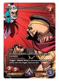War, in the Battle - Spoils of the Vault - Alpha Clash card