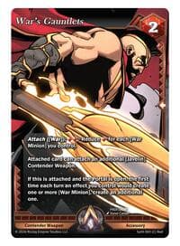 War's Gauntlets - Spoils of the Vault - Alpha Clash card