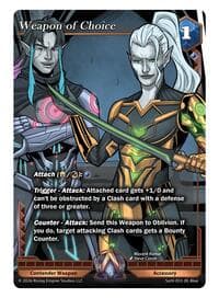 Weapon of Choice - Spoils of the Vault - Alpha Clash card