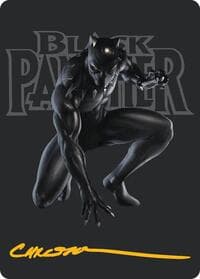 Black Panther, Hope Enduring Art Card (Gold-Stamped Signature) - Art Series: Marvel Super Heroes - Magic: The Gathering card