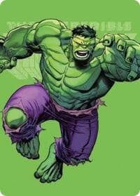 The Incredible Hulk Art Card - Art Series: Marvel Super Heroes - Magic: The Gathering card