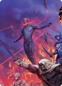 Ultron, Machine Overlord Art Card - Art Series: Marvel Super Heroes - Magic: The Gathering card