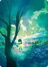 Forest Art Card - Art Series: Marvel Super Heroes - Magic: The Gathering card