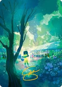 Forest Art Card (Gold-Stamped Signature) - Art Series: Marvel Super Heroes - Magic: The Gathering card