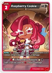 Raspberry Cookie - Age of Heroes and Kingdoms - CookieRun: Braverse TCG card