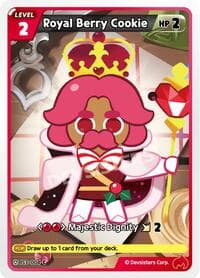 Royal Berry Cookie - Age of Heroes and Kingdoms - CookieRun: Braverse TCG card