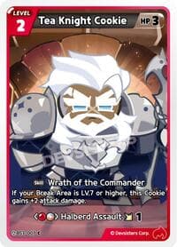 Tea Knight Cookie - Age of Heroes and Kingdoms - CookieRun: Braverse TCG card