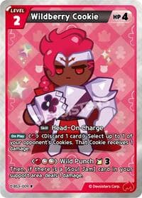 Wildberry Cookie (009) - Age of Heroes and Kingdoms - CookieRun: Braverse TCG card