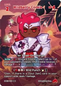 Wildberry Cookie (009) (SEC) - Age of Heroes and Kingdoms - CookieRun: Braverse TCG card