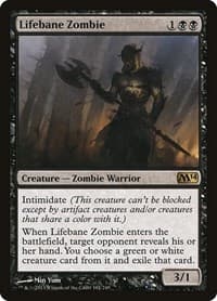 Lifebane Zombie - Magic 2014 (M14) - Magic: The Gathering card