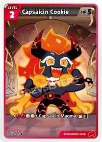 Capsaicin Cookie (015) - Age of Heroes and Kingdoms - CookieRun: Braverse TCG card