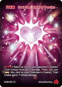Soul Jam: Light of Passion (SSR) - Age of Heroes and Kingdoms - CookieRun: Braverse TCG card