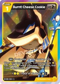 Burnt Cheese Cookie - Age of Heroes and Kingdoms - CookieRun: Braverse TCG card