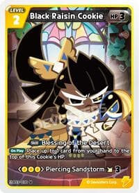 Black Raisin Cookie (030) - Age of Heroes and Kingdoms - CookieRun: Braverse TCG card