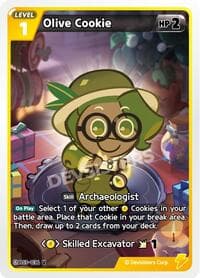 Olive Cookie - Age of Heroes and Kingdoms - CookieRun: Braverse TCG card