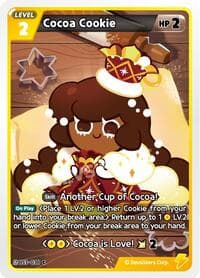Cocoa Cookie - Age of Heroes and Kingdoms - CookieRun: Braverse TCG card
