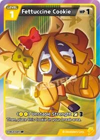 Fettuccine Cookie - Age of Heroes and Kingdoms - CookieRun: Braverse TCG card