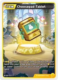 Cheesepad Tablet - Age of Heroes and Kingdoms - CookieRun: Braverse TCG card
