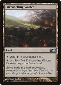 Encroaching Wastes - Magic 2014 (M14) - Magic: The Gathering card