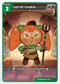 Carrot Cookie - Age of Heroes and Kingdoms - CookieRun: Braverse TCG card
