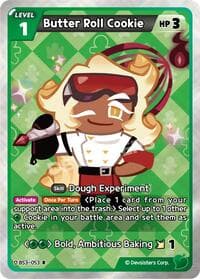 Butter Roll Cookie - Age of Heroes and Kingdoms - CookieRun: Braverse TCG card