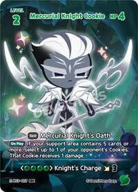 Mercurial Knight Cookie (SEC) - Age of Heroes and Kingdoms - CookieRun: Braverse TCG card