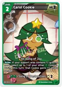 Carol Cookie - Age of Heroes and Kingdoms - CookieRun: Braverse TCG card