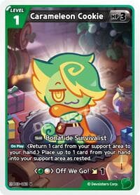 Carameleon Cookie - Age of Heroes and Kingdoms - CookieRun: Braverse TCG card