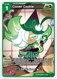 Clover Cookie - Age of Heroes and Kingdoms - CookieRun: Braverse TCG card