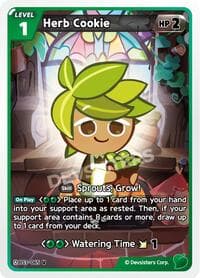 Herb Cookie (065) - Age of Heroes and Kingdoms - CookieRun: Braverse TCG card