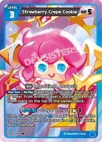 Strawberry Crepe Cookie - Age of Heroes and Kingdoms - CookieRun: Braverse TCG card