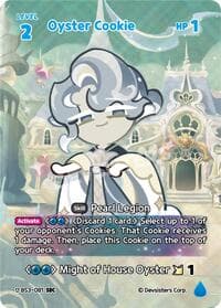 Oyster Cookie (SEC) - Age of Heroes and Kingdoms - CookieRun: Braverse TCG card
