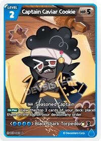 Captain Caviar Cookie - Age of Heroes and Kingdoms - CookieRun: Braverse TCG card