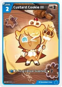 Custard Cookie III - Age of Heroes and Kingdoms - CookieRun: Braverse TCG card