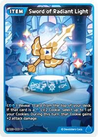 Sword of Radiant Light - Age of Heroes and Kingdoms - CookieRun: Braverse TCG card