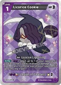 Licorice Cookie - Age of Heroes and Kingdoms - CookieRun: Braverse TCG card