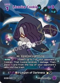 Licorice Cookie (SEC) - Age of Heroes and Kingdoms - CookieRun: Braverse TCG card
