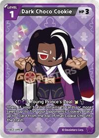 Dark Choco Cookie - Age of Heroes and Kingdoms - CookieRun: Braverse TCG card