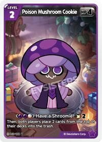 Poison Mushroom Cookie - Age of Heroes and Kingdoms - CookieRun: Braverse TCG card