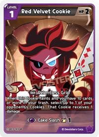 Red Velvet Cookie - Age of Heroes and Kingdoms - CookieRun: Braverse TCG card
